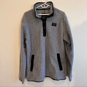 Burton fleece 1/4 button jacket - medium (fits like a large)